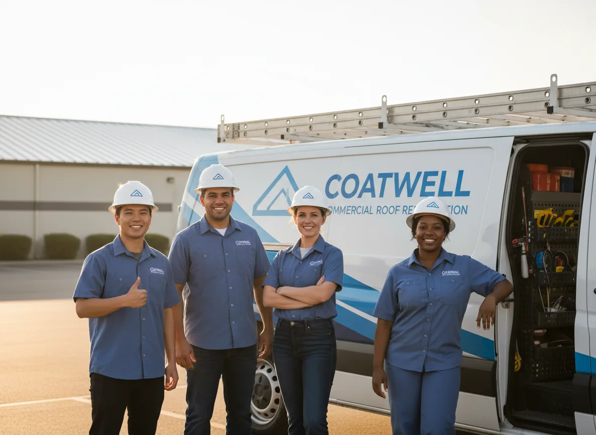 Commercial roof coating company in Wellington, OH